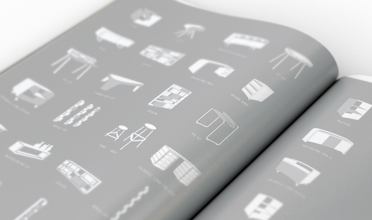 Schwarz-Weiß Ausschnitt aus dem Magazin